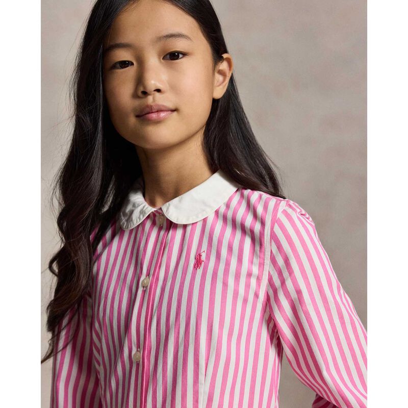 Polo Ralph Lauren Striped Cotton Poplin Shirtdress 7-10Y image number 2